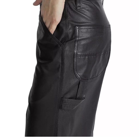 Rag & Bone Cavalry Leather Carpenter Shorts - Picture 3 of 3